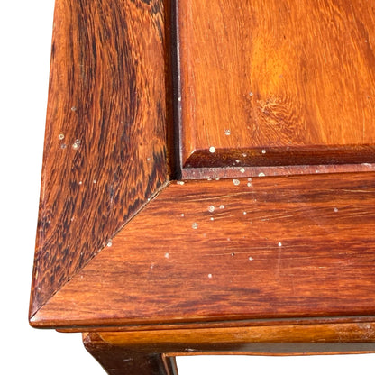 Set of 4 Oriental Hardwood Nesting Tables - Ming Style Nest of Tables