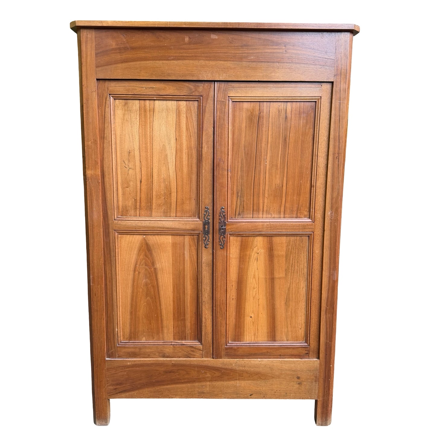 Antique French Fruitwood Cupboard - Rustic Farmhouse Linen / larder Cupboard
