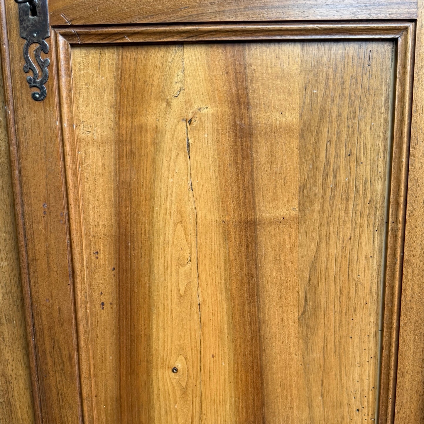 Antique French Fruitwood Cupboard - Rustic Farmhouse Linen / larder Cupboard