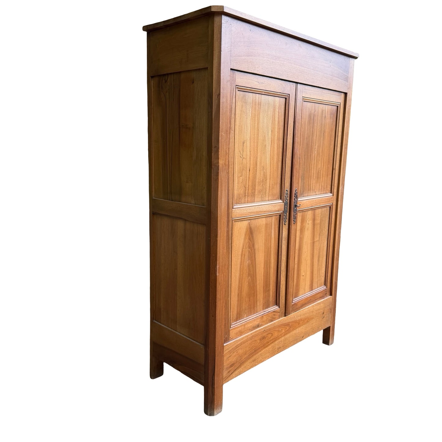 Antique French Fruitwood Cupboard - Rustic Farmhouse Linen / larder Cupboard