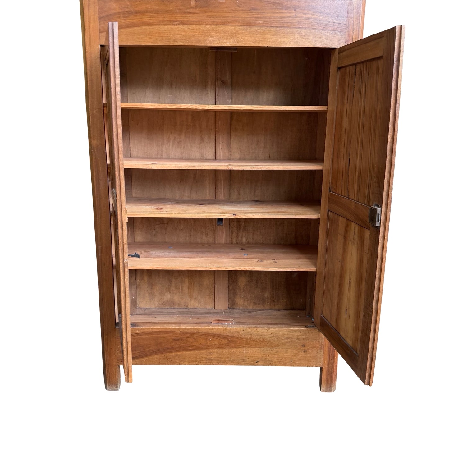 Antique French Fruitwood Cupboard - Rustic Farmhouse Linen / larder Cupboard