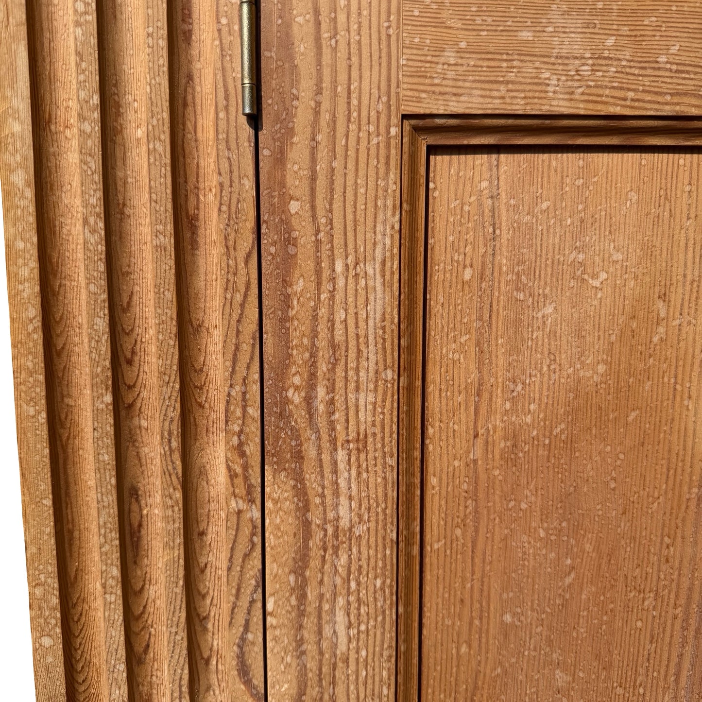 Large Quadruple Solid Pine Wardrobe - 4 Door 6 Drawer Farmhouse Armoire