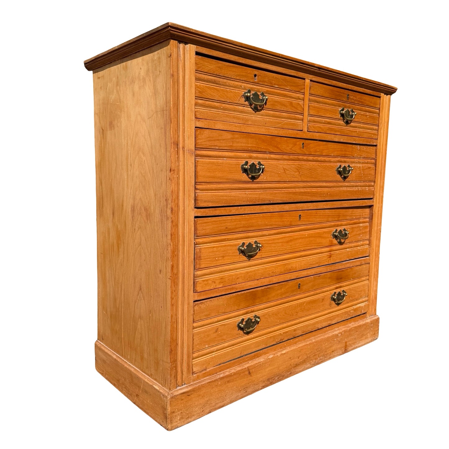 Antique Edwardian Chest of Drawers - 2 Over 3 Project Piece