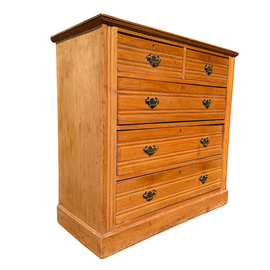 Antique Edwardian Chest of Drawers - 2 Over 3 Project Piece