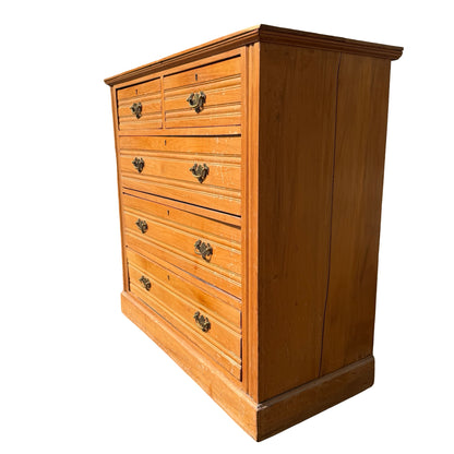 Antique Edwardian Chest of Drawers - 2 Over 3 Project Piece