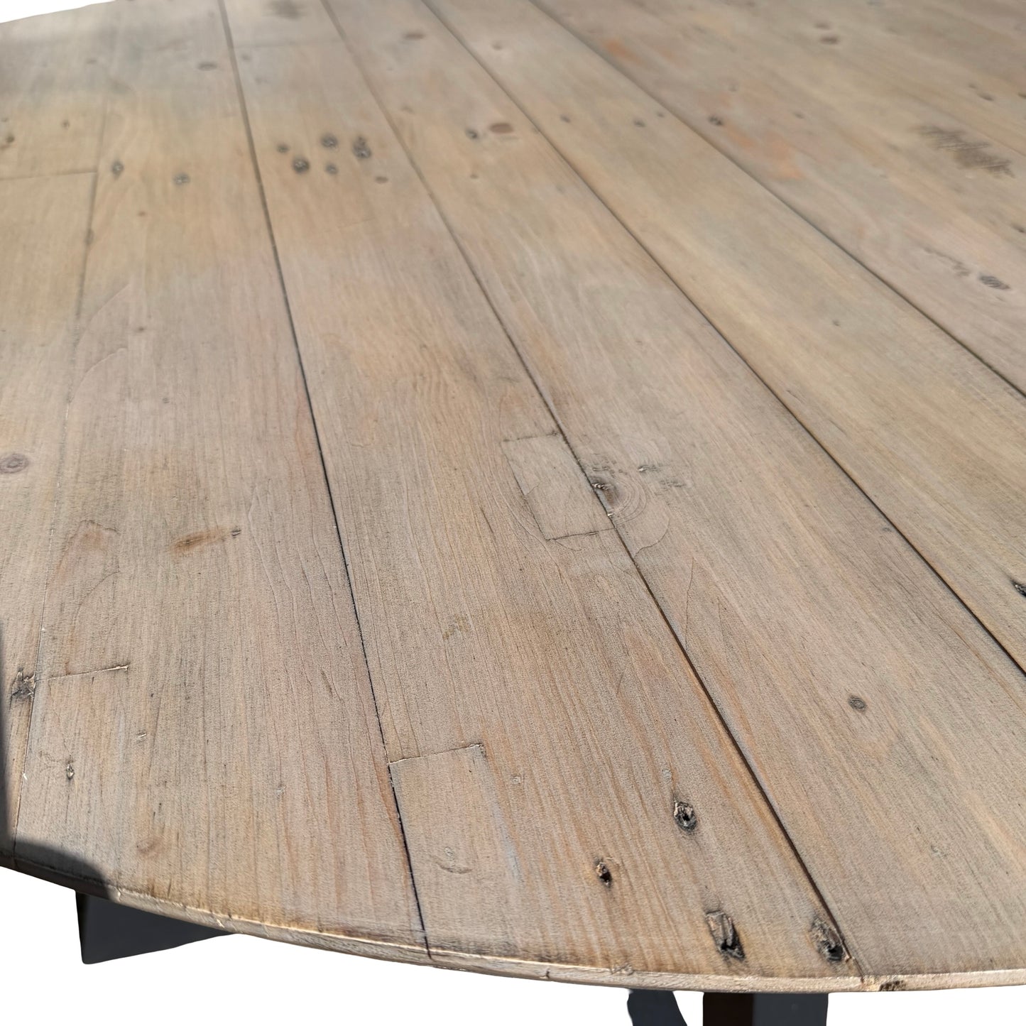 Cox & Cox Reclaimed Wood Dining Table & 4 Cane Bistro Chairs Set