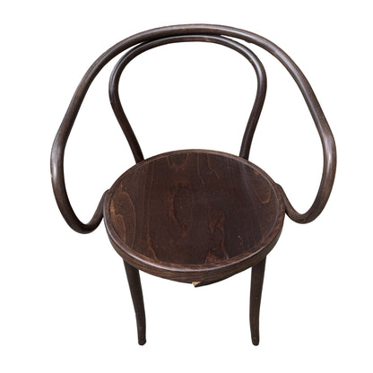 Vintage Bentwood Armchair - Retro Thonet Style Cafe Chair