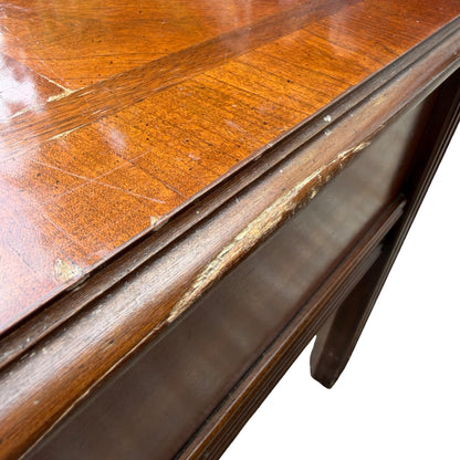 Lane Furniture Oak Chippendale Style Side Table - Single Drawer 69cm