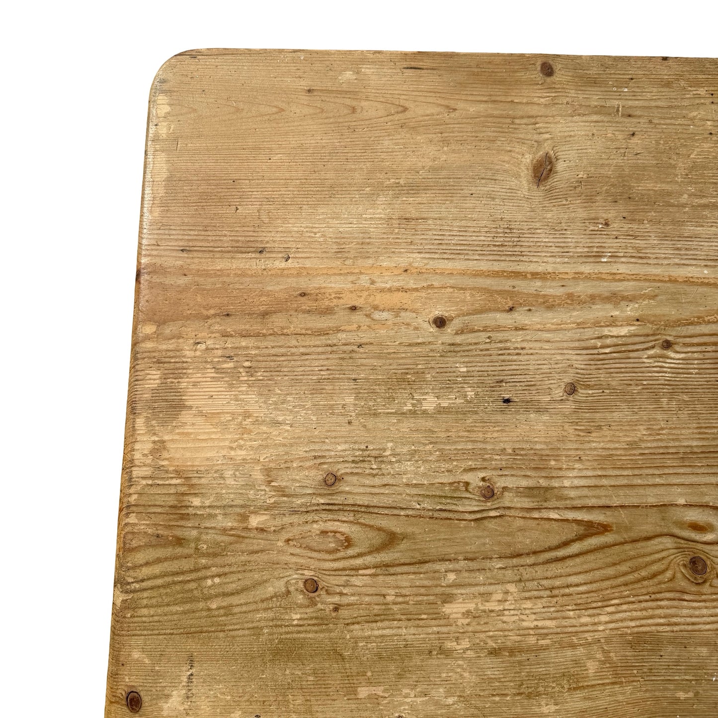 Vintage Farmhouse Pine Dining Table - Single End Drawer 183cm