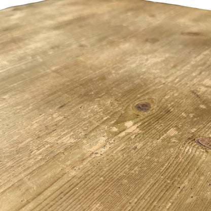 Vintage Farmhouse Pine Dining Table - Single End Drawer 183cm