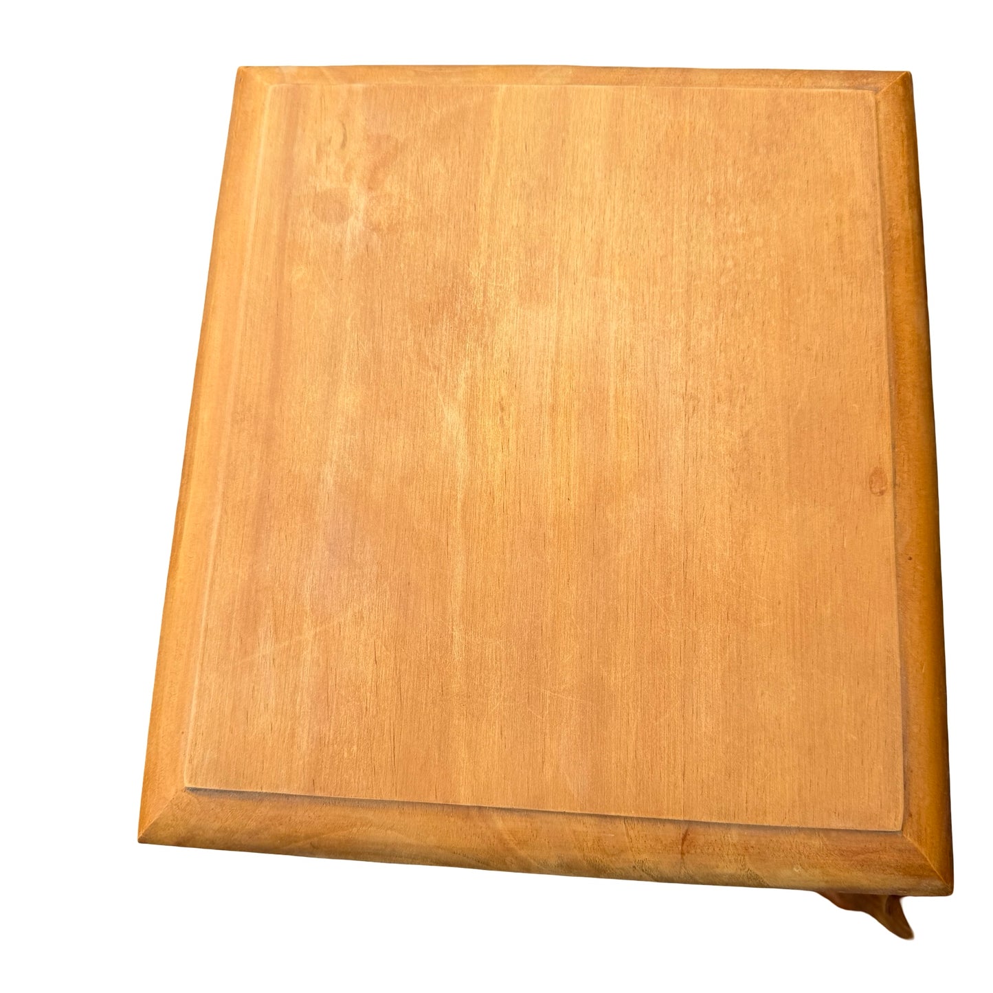 Vintage Solid Wood Nest of 3 Tables - Rustic Side Tables