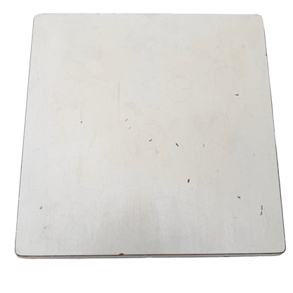 Remploy Distressed White Painted Two Tier Side Table - Coffee Table