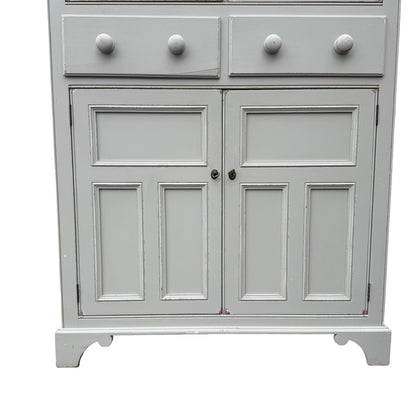 Grey Contemporary Painted Linen Cupboard Housekeeper's Pantry