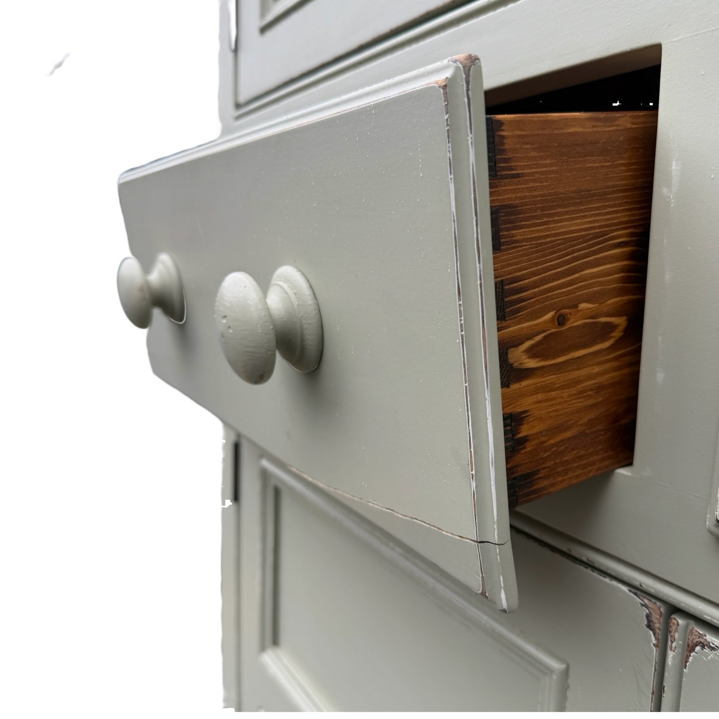 Grey Contemporary Painted Linen Cupboard Housekeeper's Pantry