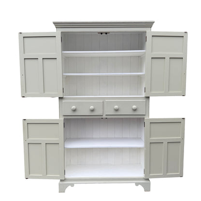 Grey Contemporary Painted Linen Cupboard Housekeeper's Pantry