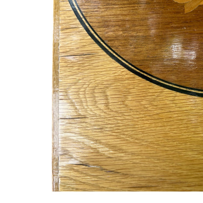Oriental Altar Cabinet - Marquetry Inlaid Sideboard Cupboard 85cm