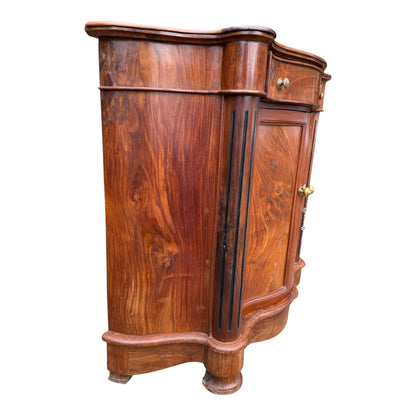 Large Solid Indian Hardwood Cabinet – Tall Sheesham Sideboard Hall Storage Cupboard