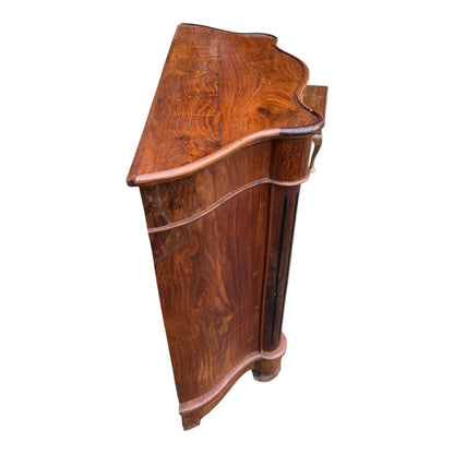 Large Solid Indian Hardwood Cabinet – Tall Sheesham Sideboard Hall Storage Cupboard