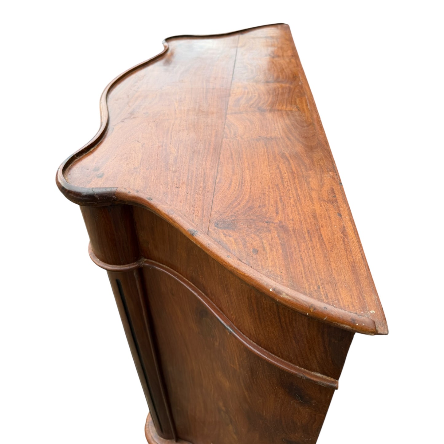 Large Solid Indian Hardwood Cabinet – Tall Sheesham Sideboard Hall Storage Cupboard