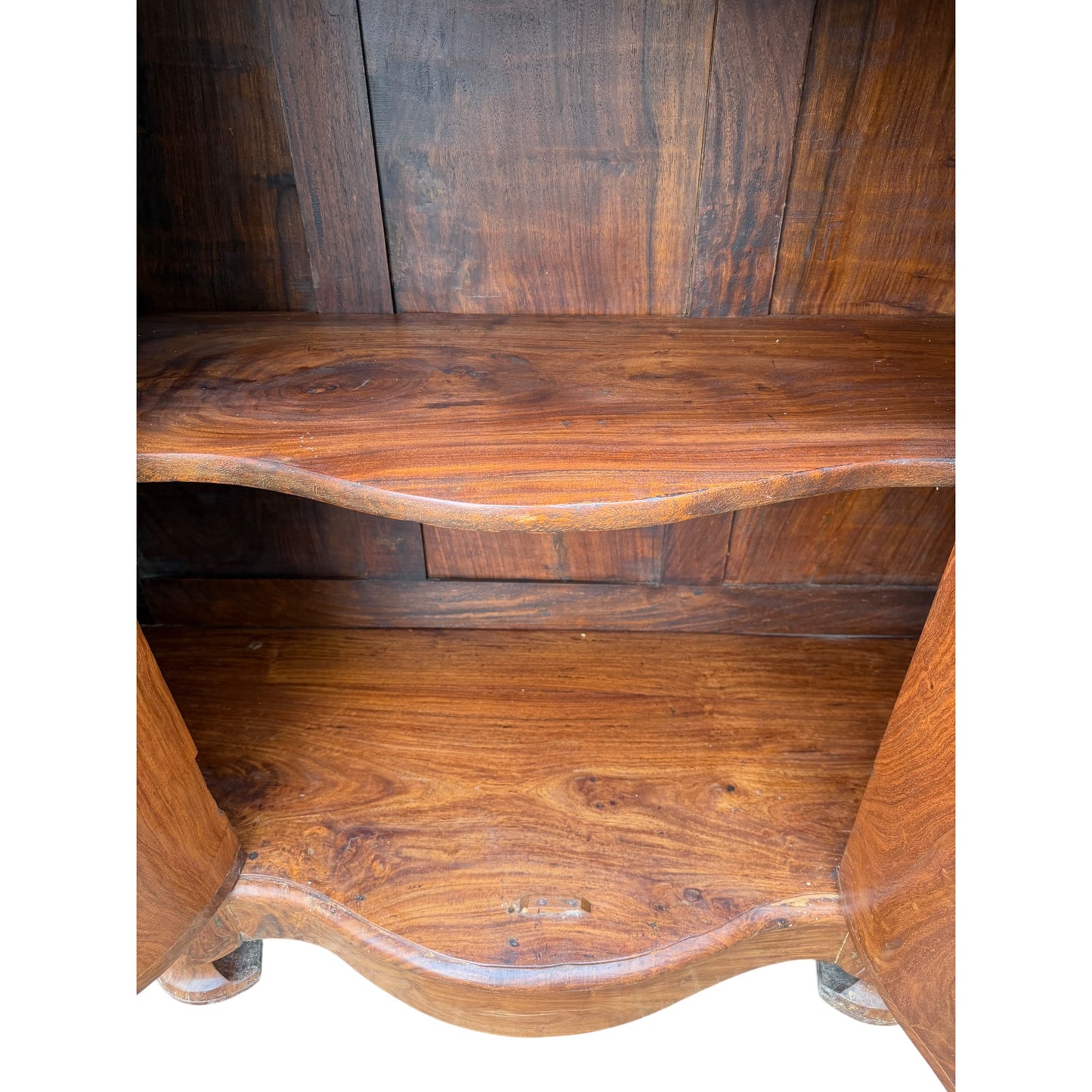 Large Solid Indian Hardwood Cabinet – Tall Sheesham Sideboard Hall Storage Cupboard