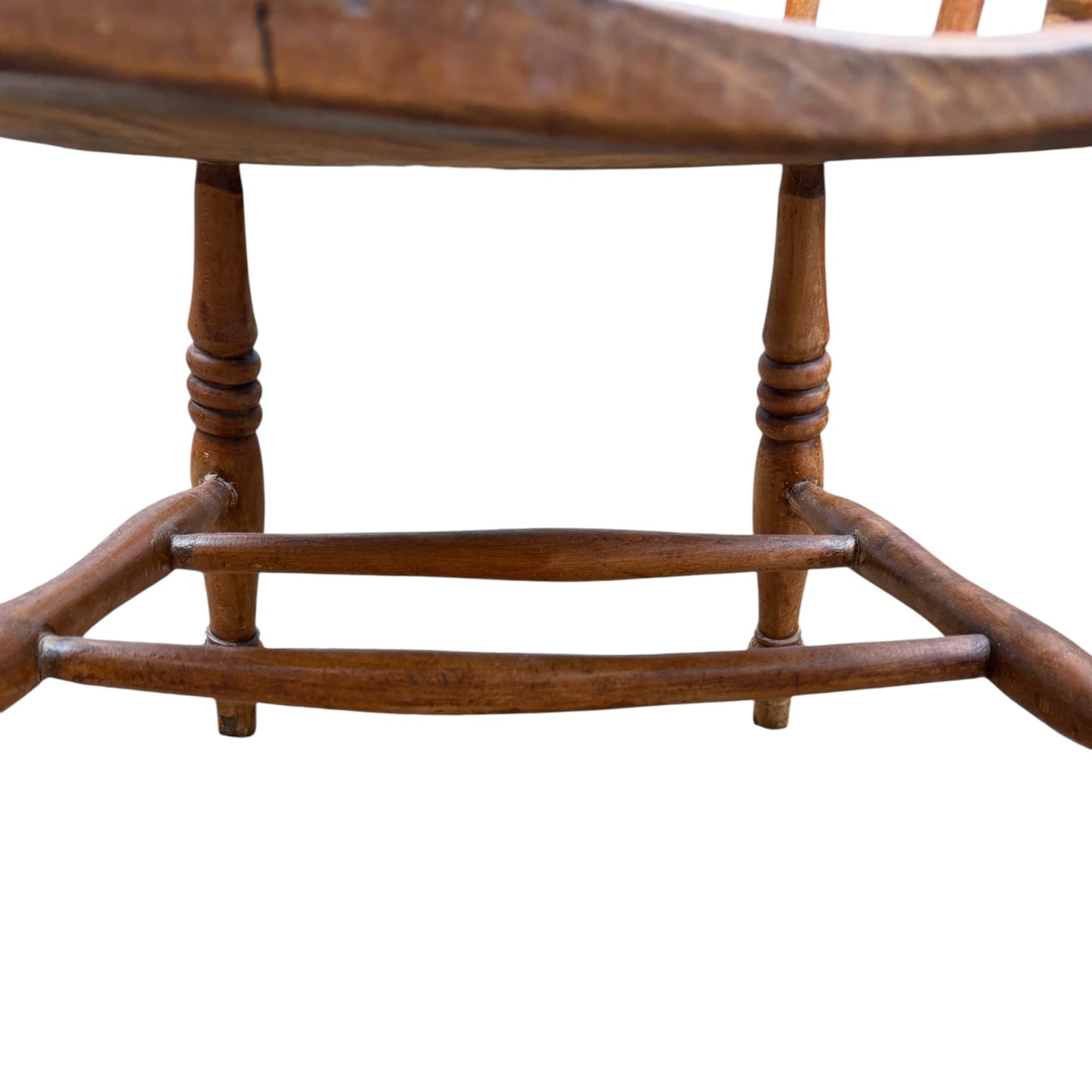 Traditional Oak Captain’s Armchair – Georgian Country House Desk / Hall Chair