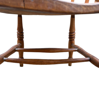 Traditional Oak Captain’s Armchair – Georgian Country House Desk / Hall Chair