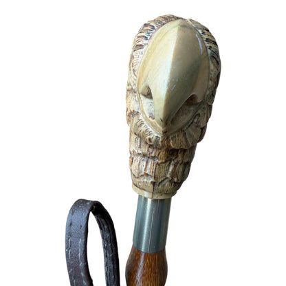 Decorative Owl Shoe Horn – Carved Bamboo Effect Shaft with Resin Handle