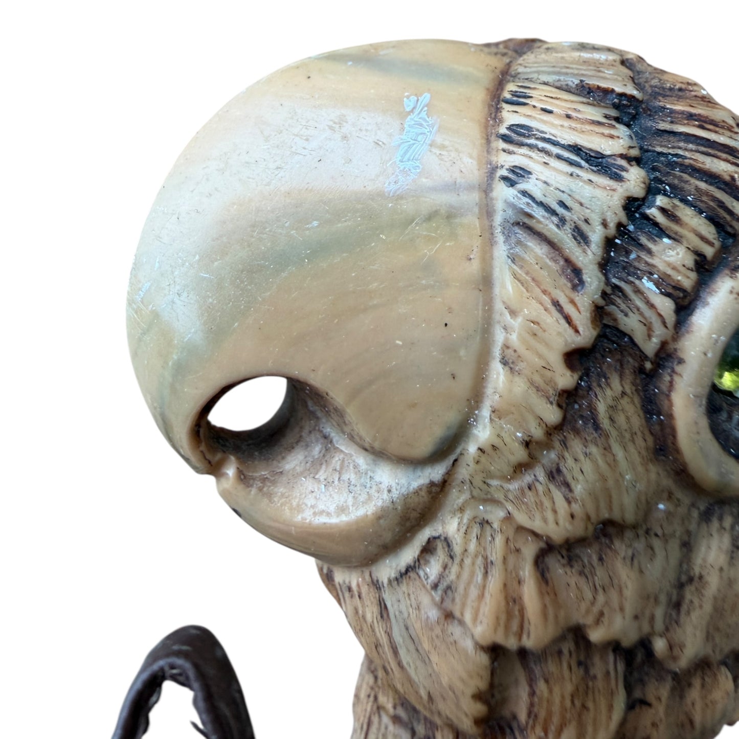Decorative Owl Shoe Horn – Carved Bamboo Effect Shaft with Resin Handle