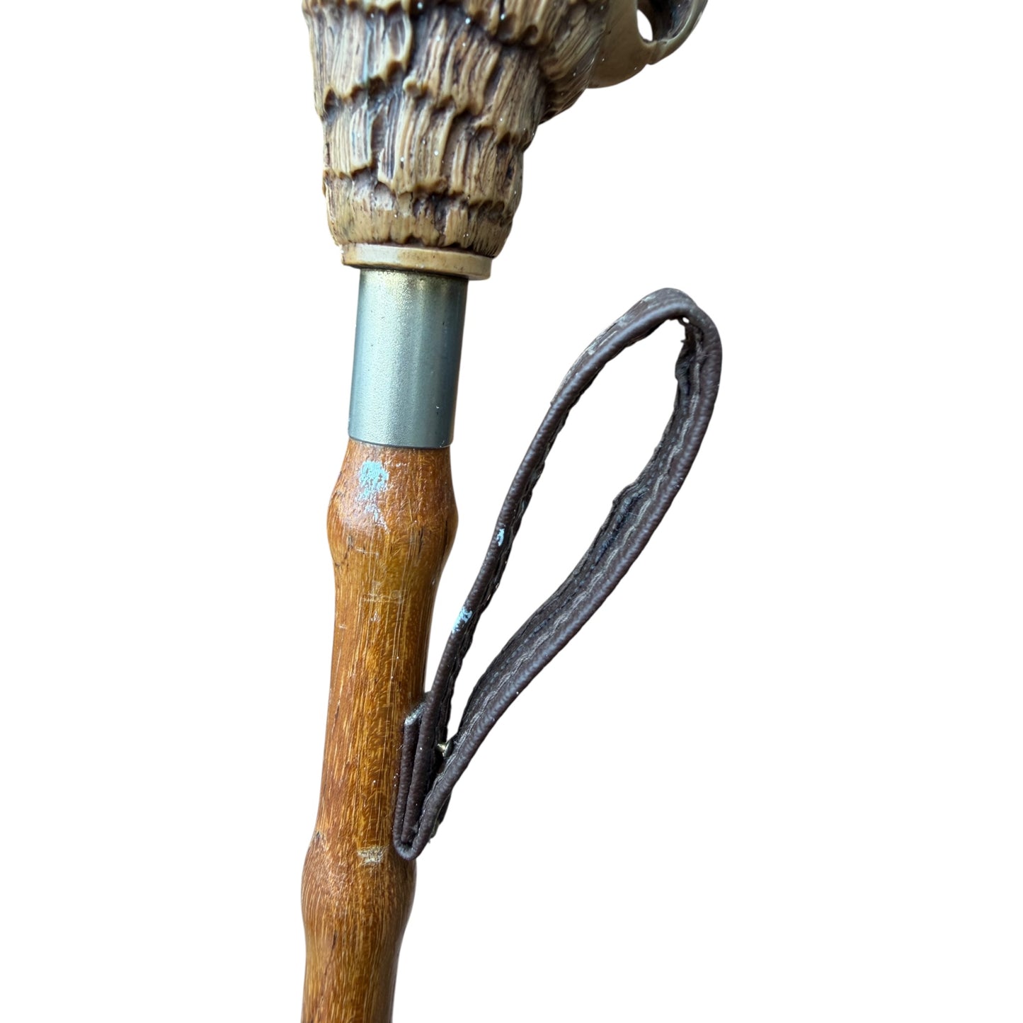Decorative Owl Shoe Horn – Carved Bamboo Effect Shaft with Resin Handle