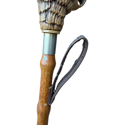 Decorative Owl Shoe Horn – Carved Bamboo Effect Shaft with Resin Handle