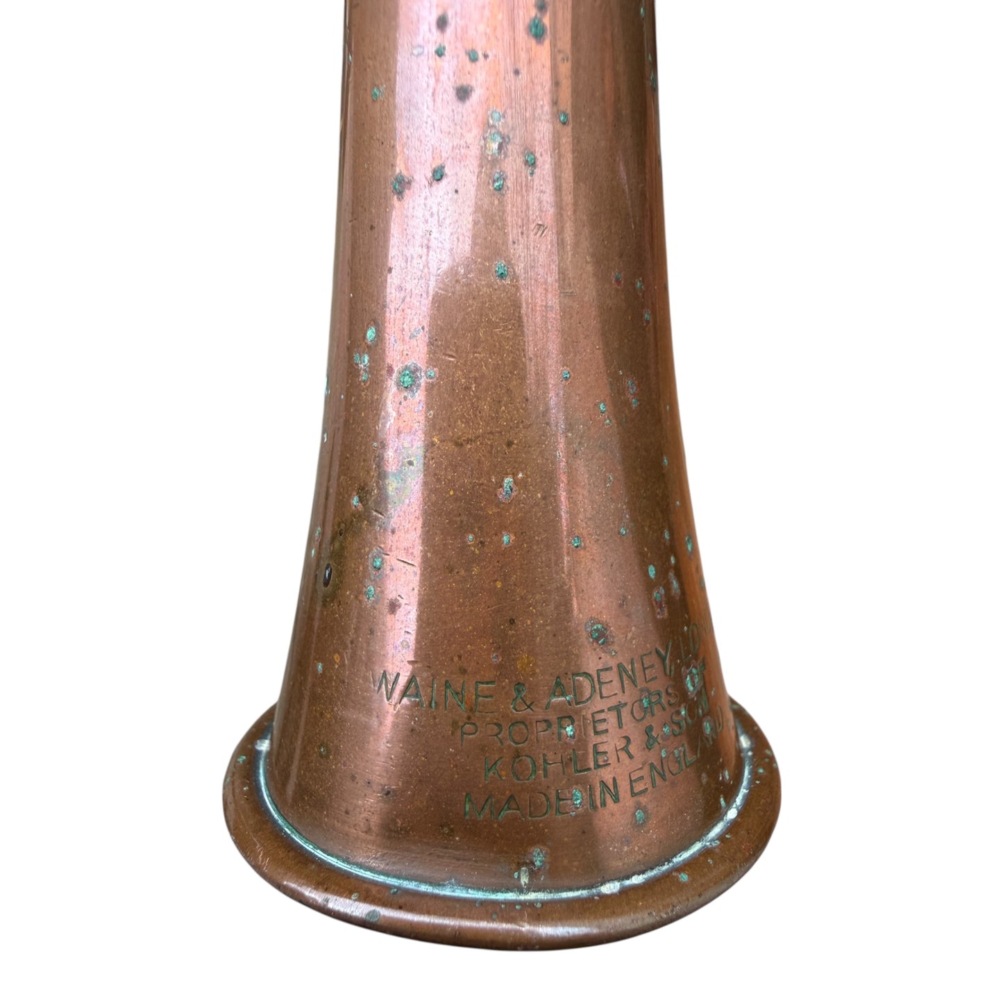 Antique Swaine & Adeney London Copper & Nickel Hunting Horn – Fox Hunting