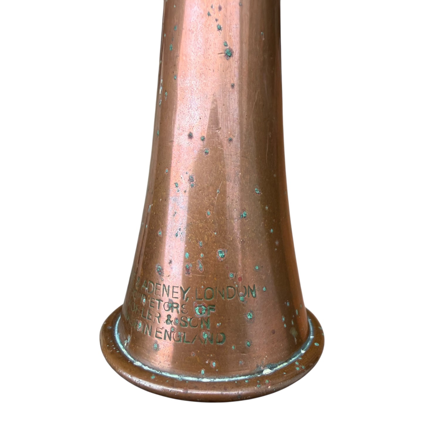 Antique Swaine & Adeney London Copper & Nickel Hunting Horn – Fox Hunting