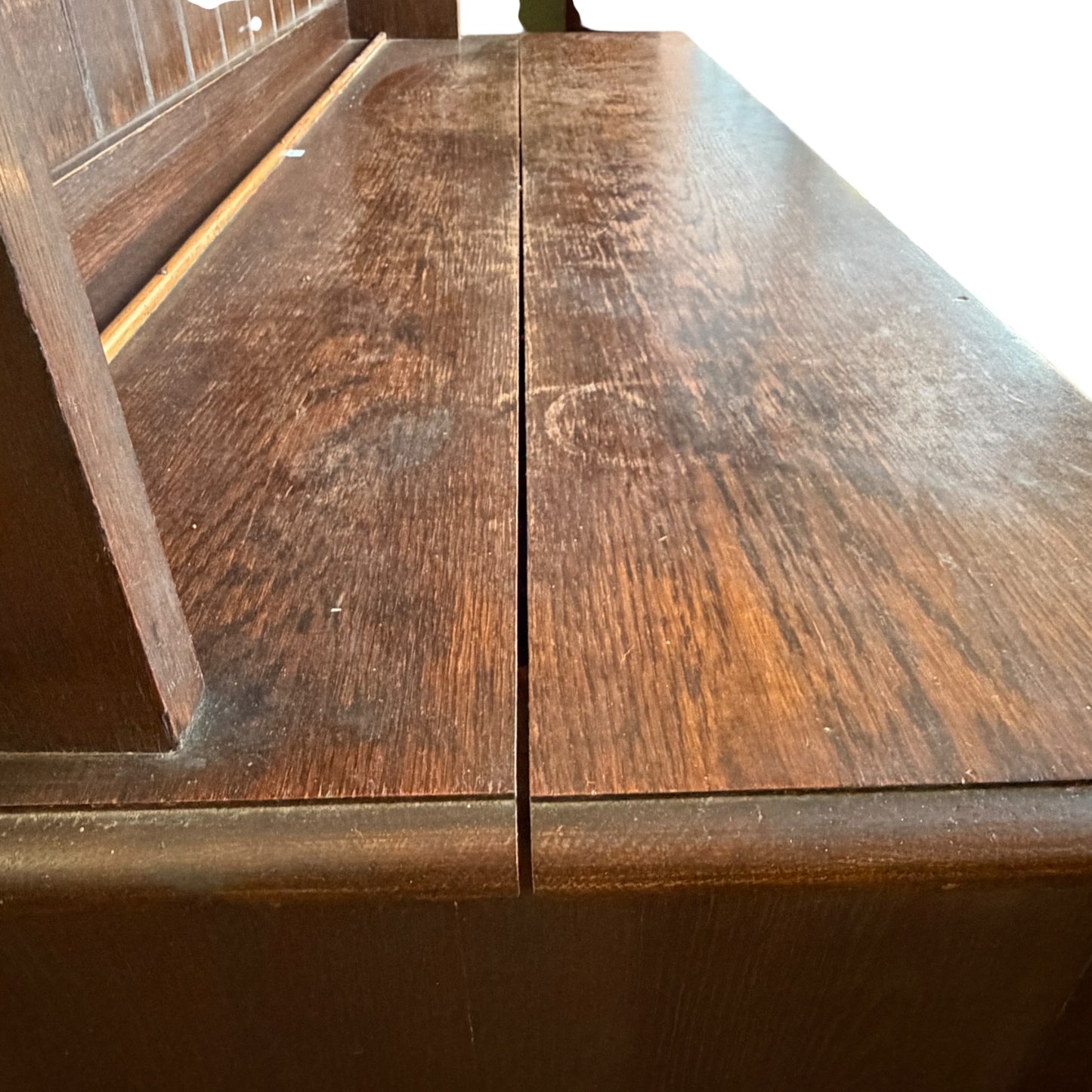 Antique English Oak Welsh Dresser – 20th Century Farmhouse Plate Rack & Sideboard Base