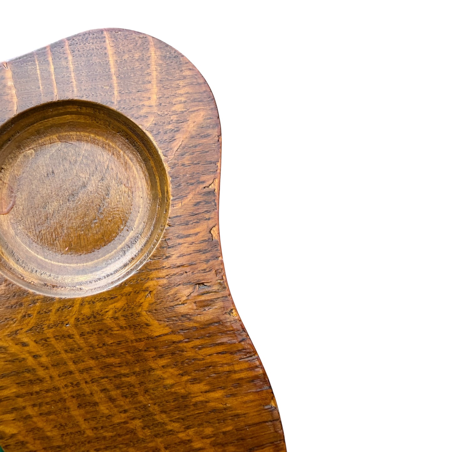 Edwardian Solid Oak Games Table / Antique Card Table with Baize Playing Surface & Storage