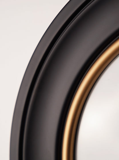 1910 lanchester 28 in round frame - premium glass-fronted framed art print with solid wood frame, perfect for statement wall decor