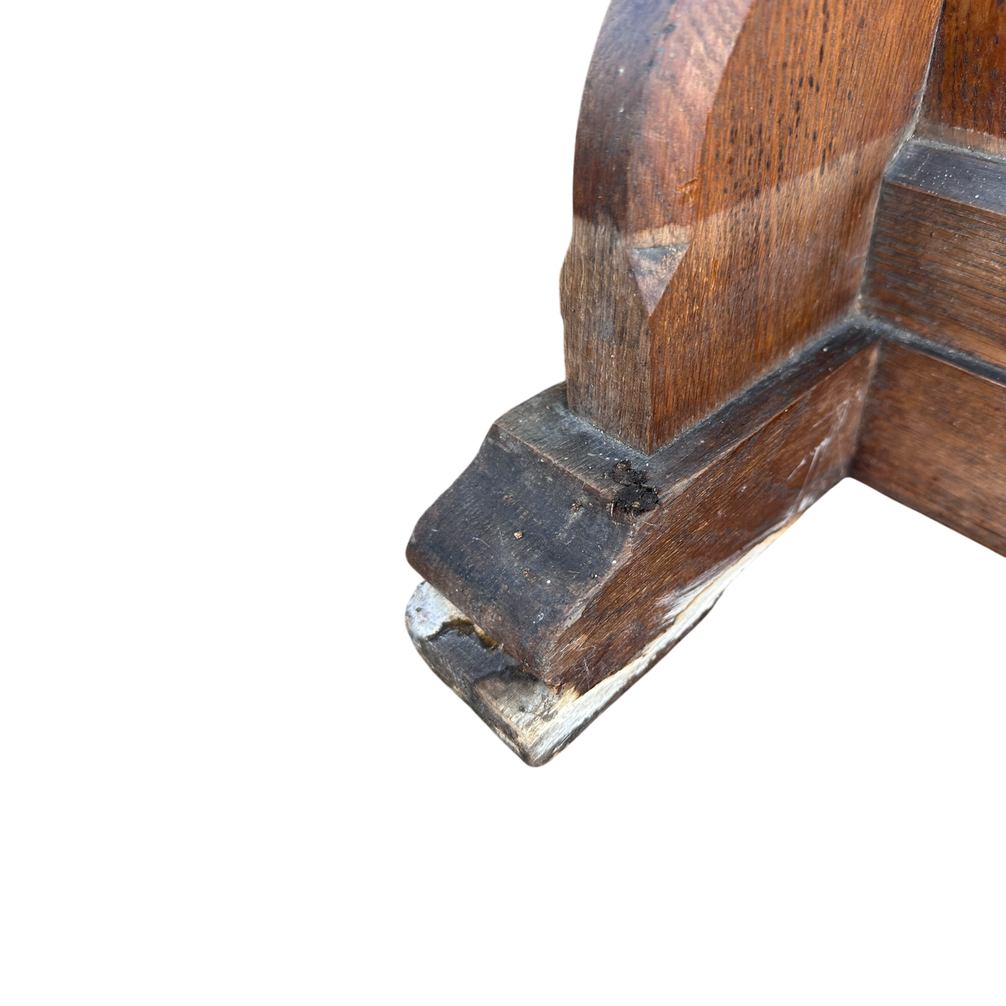 19th Century Oak Church Lectern Praying-kneeling Stand Table