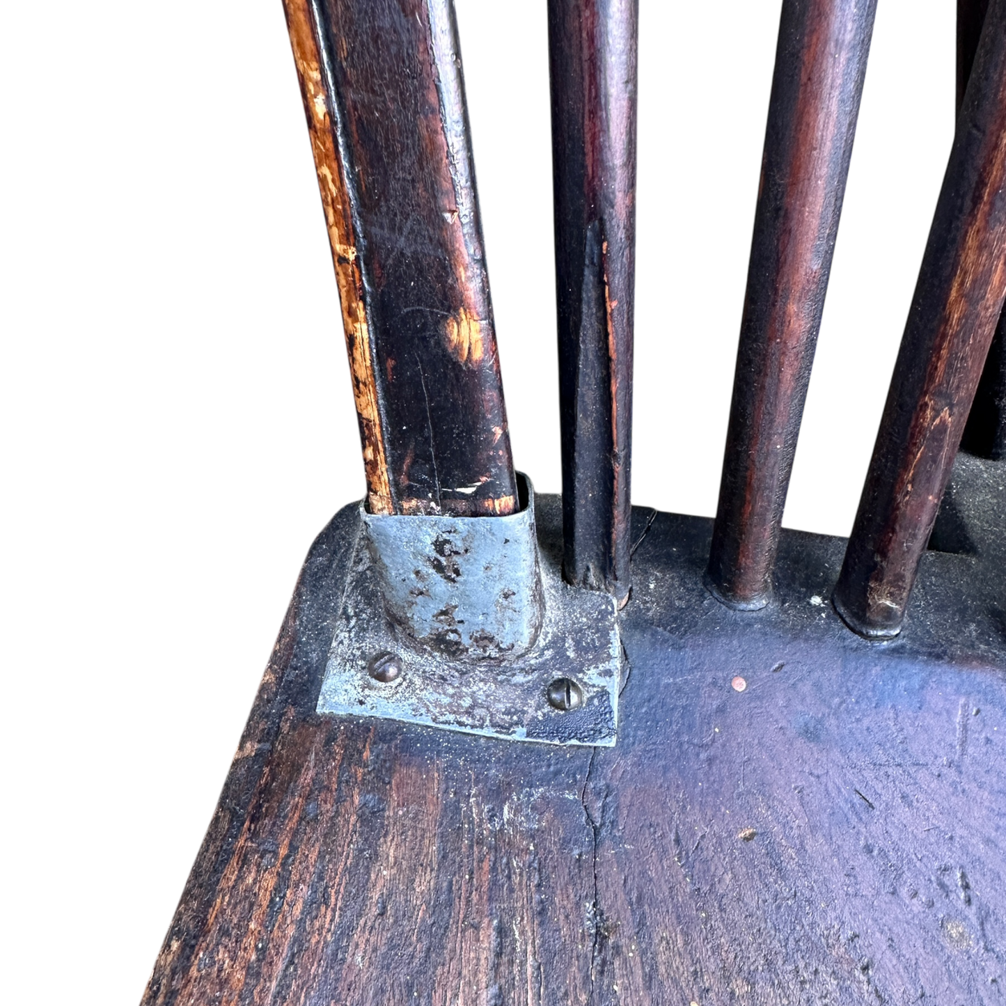 Antique Wheel Back Kitchen Dining Chair