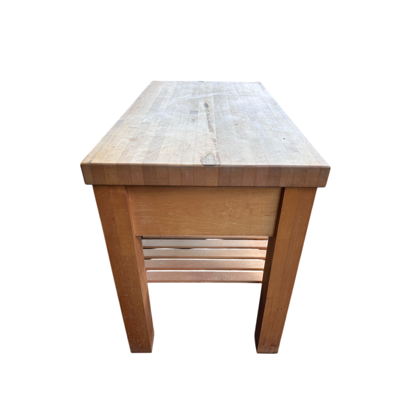Solid Beech Wood Kitchen Island Table Butchers Block