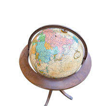 Load image into Gallery viewer, Vintage Globe On Pedestal Stand

