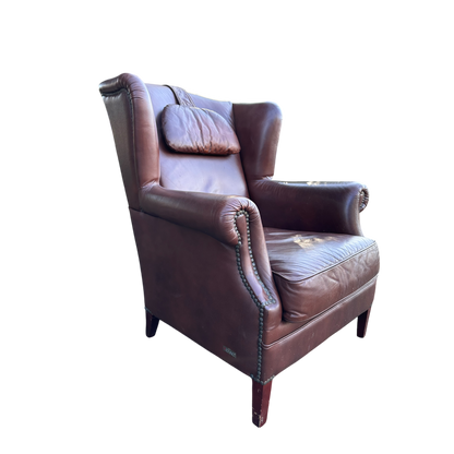 Italian Violino Wing Back Armchair