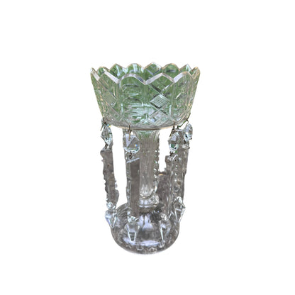 Antique Cut Glass Lustre VaseThe Furniture Recycling Shop