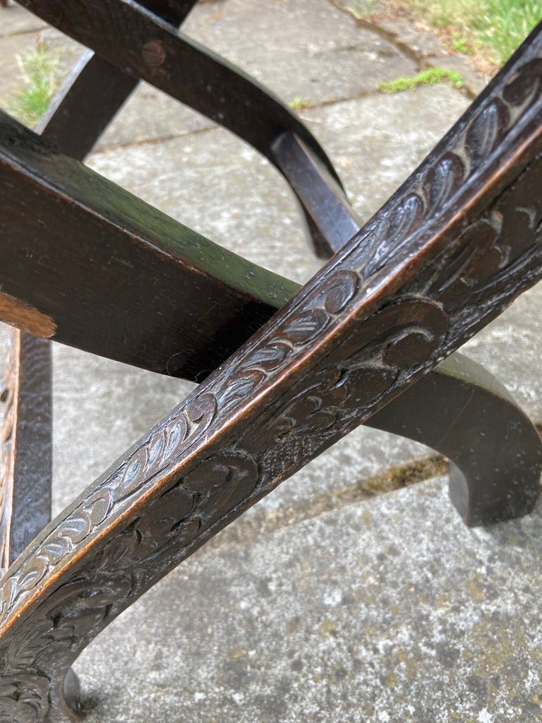 Antique Dutch Oak Early 19th Century Sermon Church ChairThe Furniture Recycling Shop
