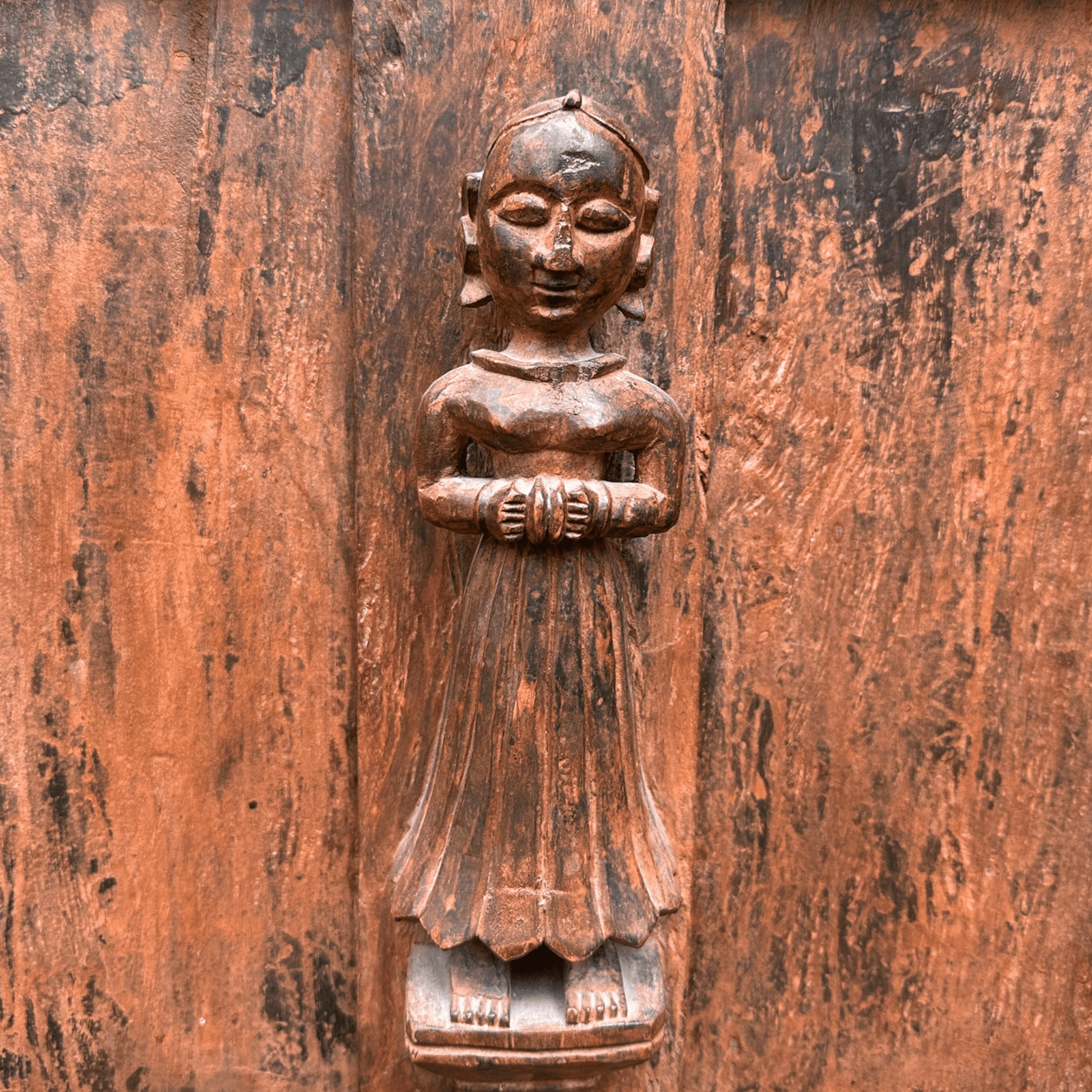 Antique Indian Damchiya Dowry Chest Hand Carved Hardwood SideboardThe Furniture Recycling Shop