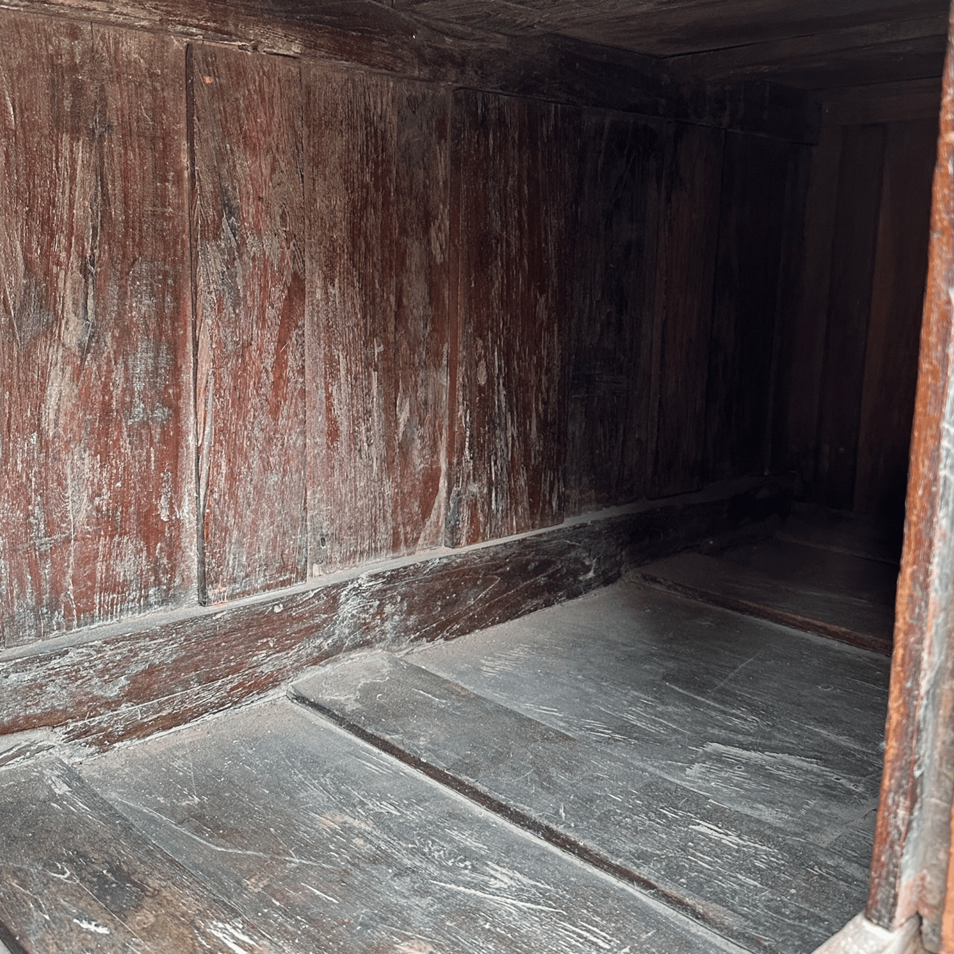 Antique Indian Damchiya Dowry Chest Hand Carved Hardwood SideboardThe Furniture Recycling Shop