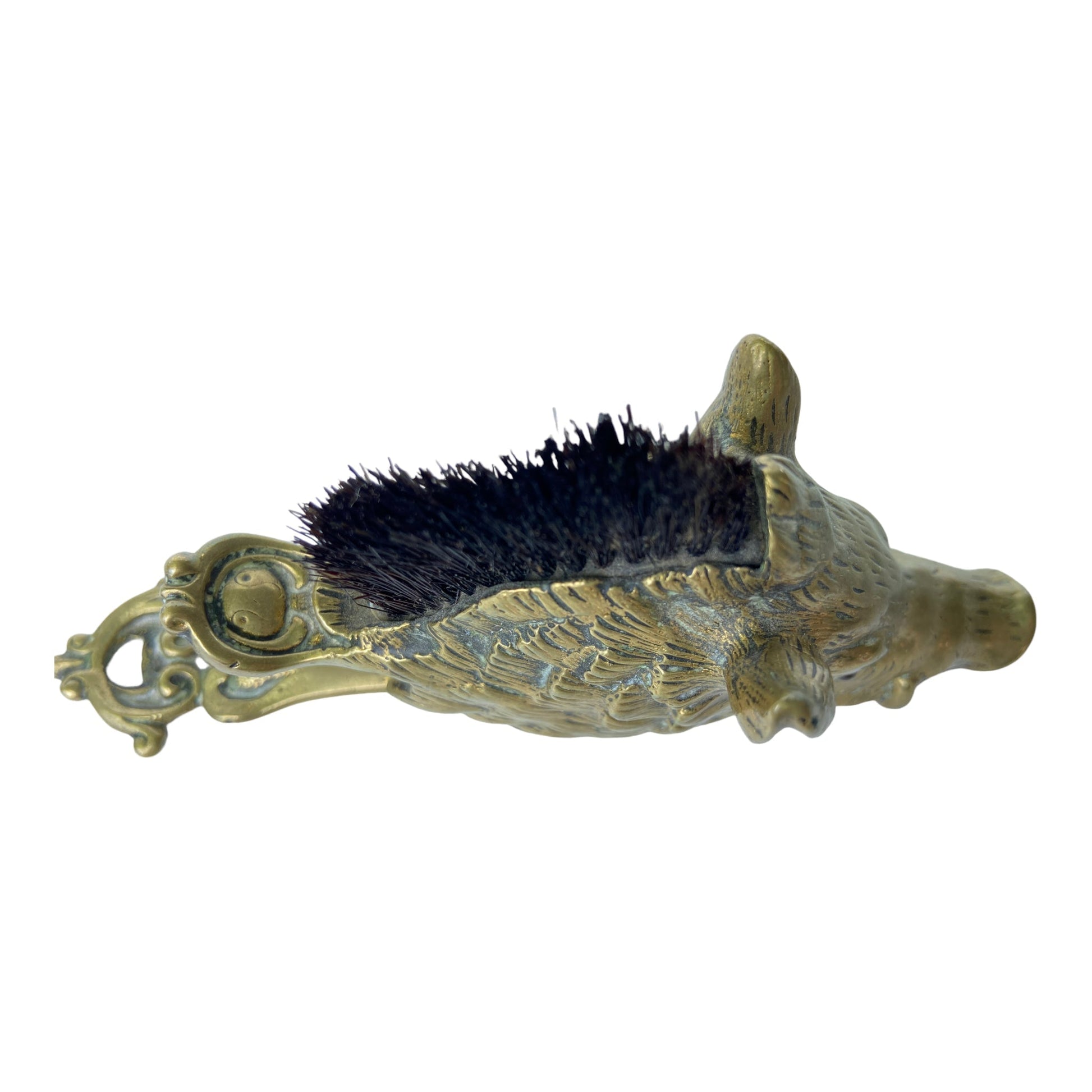 Boar’s Head-form Figure Victorian Letter Clip with Pen Nib BrushThe Furniture Recycling Shop