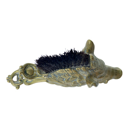 Boar’s Head-form Figure Victorian Letter Clip with Pen Nib BrushThe Furniture Recycling Shop