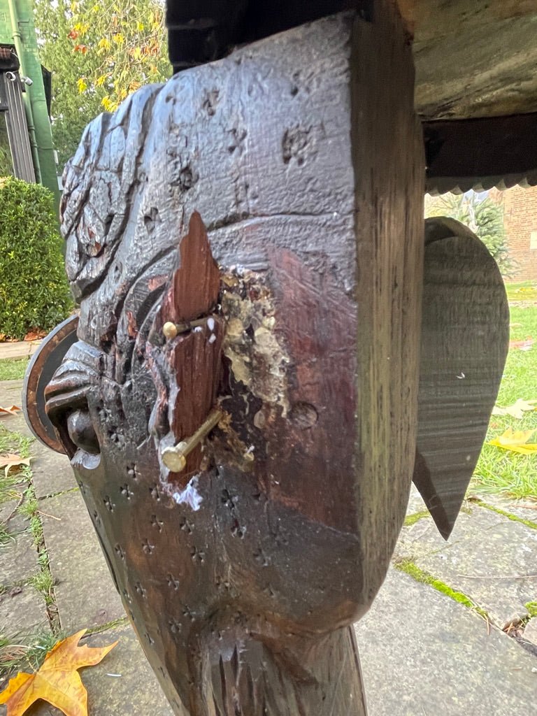 Carved Ebonised Indian Hardwood Elephant Head Side / Center Coffee Table Circa 1900The Furniture Recycling ShopFurniture