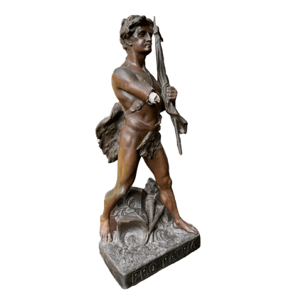 Early 20th Century Spelter Sculpture – Pro PatriaThe Furniture Recycling ShopDecor