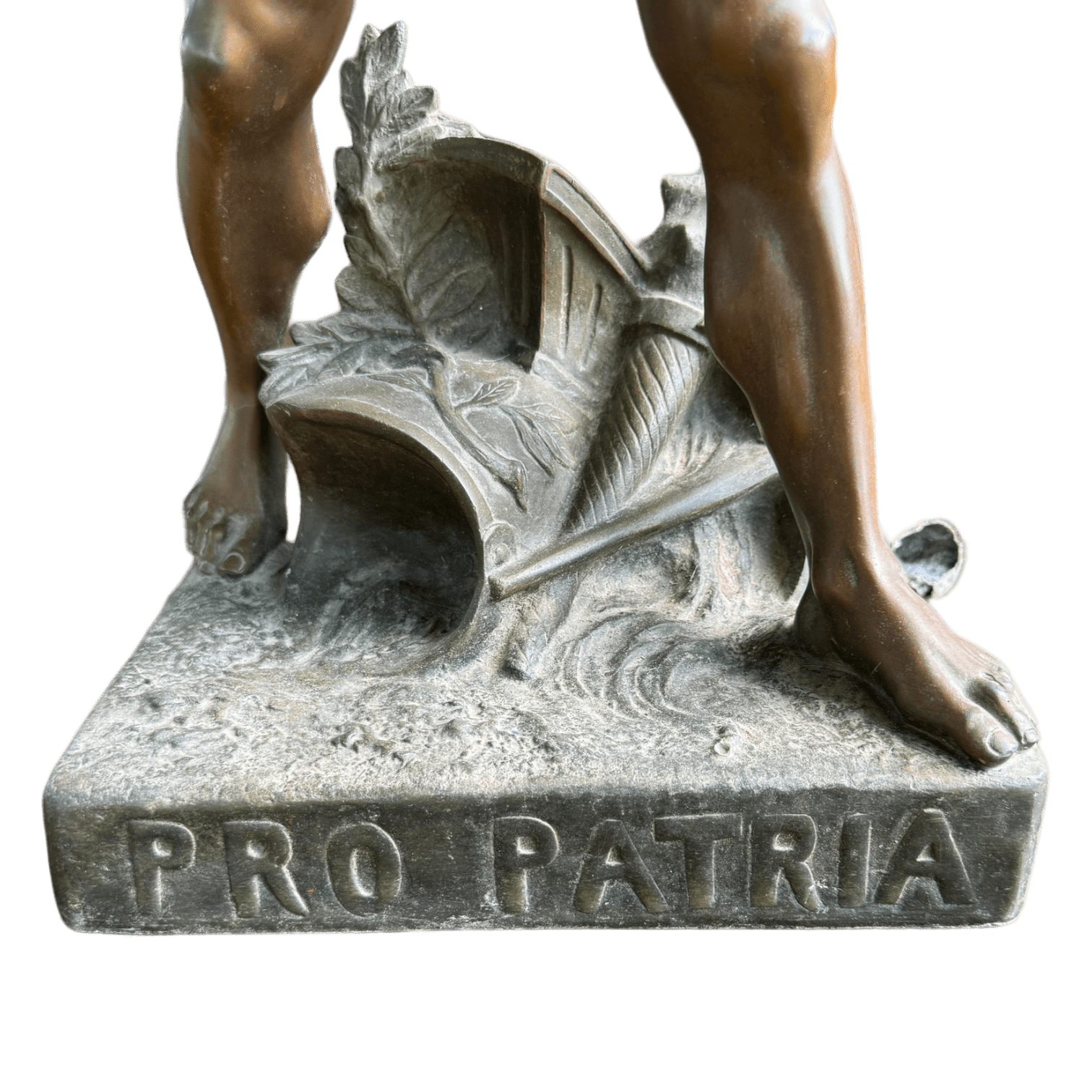 Early 20th Century Spelter Sculpture – Pro PatriaThe Furniture Recycling ShopDecor