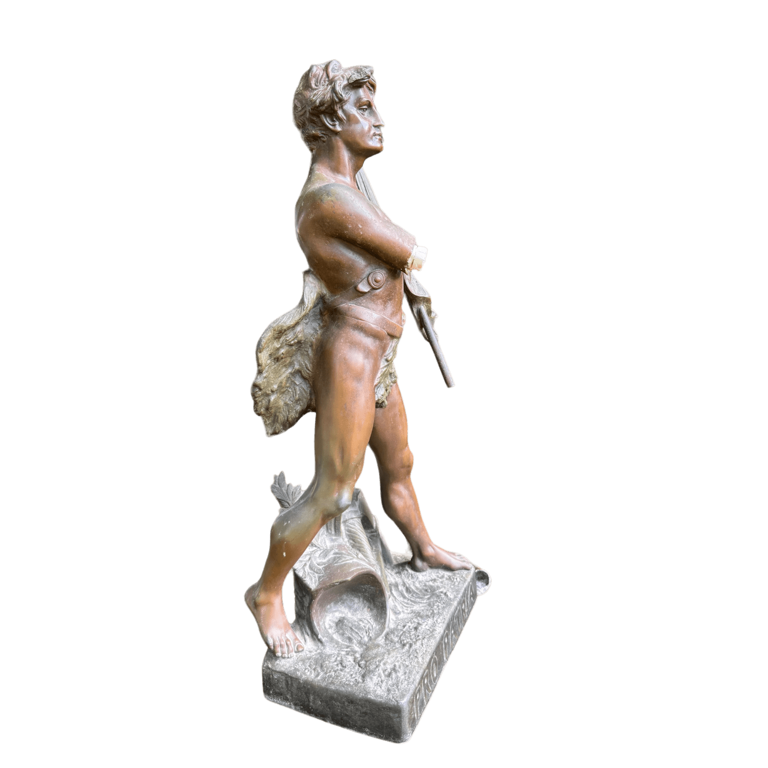 Early 20th Century Spelter Sculpture – Pro PatriaThe Furniture Recycling ShopDecor
